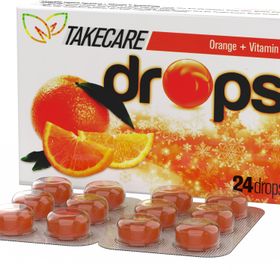 Takecare Drops Portakal Aromalı C Vitaminli 3x24 Adet Pastil
