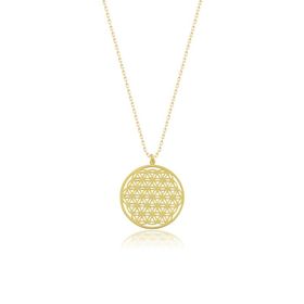 Takı Store Gold Yaşam Çiçeği Gümüş Kolye