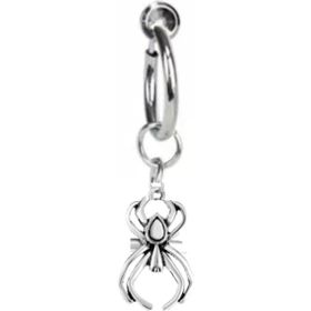 Takıconcept Deliksiz Kalp Sallantılı Fake Çelik Göbek Piercing