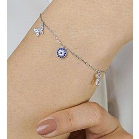 Takıhan 925 Ayar 20 cm Gümüş Şans Bileklik