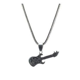 Takıhan 925 Ayar Gümüş Gitar Erkek Kolye