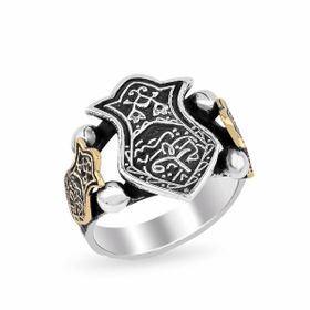 Takıhan 925 Ayar Gümüş Nali şerif Model Yüzük