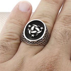 Takıhan 925 Ayar Gümüş Teşkilatı Mahsusa Erkek Yüzük