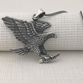Takıhan Büyük Kartal Tasarımlı 925 Ayar Gümüş Kolye
