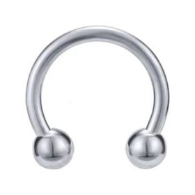 Takıparkxs 316L Cerrahi Çelik 10 mm Top Uçlu Septum Piercing