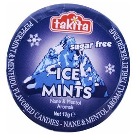 Takita Ice Mints Şekersiz 12 gr Tablet Şeker