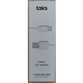 Taks 5DK12B Beyaz Type-C Şarj Kablosu