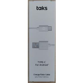 Taks 5DK12B Beyaz Type-C Şarj Kablosu