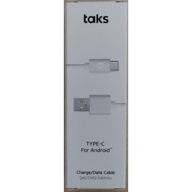 Taks 5DK12B Beyaz Type-C Şarj Kablosu
