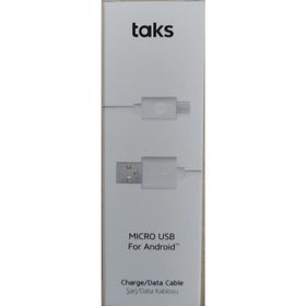 Taks 5DK33B Beyaz Micro USB Kablosu