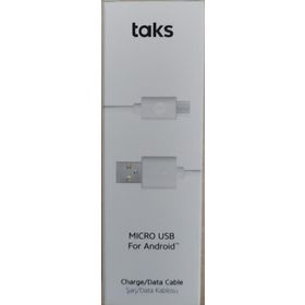 Taks 5DK33B Beyaz Micro USB Kablosu