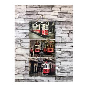 Taksim Tramvay Ahşap Tablo