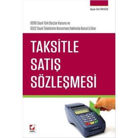 Taksitle Satış Sözleşmesi - Ayşe Gül Öksüz
