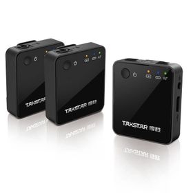 Takstar V1 Kablosuz Yaka Dual Type-1 Apple 2,4 Ghz Versiyon Video Mikrofonu