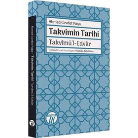 Takvimin Tarihi Ahmed Cevdet Paşa