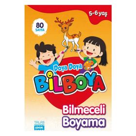 Talas Çocuk Doya Doya Bil Boya - Bilmeceli Boyama - 5-6 Yaş