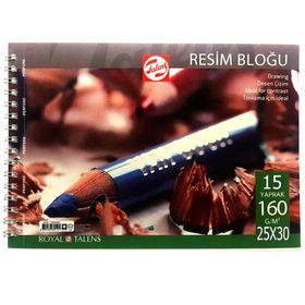Talens 120 gr 25x35 15 Yaprak Spiralli Çizim Bloğu