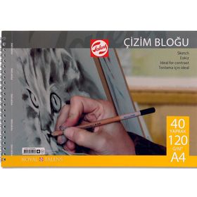 Talens 160 gr A4 40 Yaprak Spiralli Çizim Bloğu