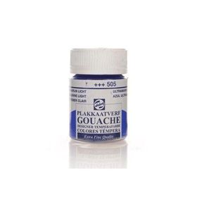 Talens 16ml 505 Ultramarine Light Cam Şişe Guaj Boya