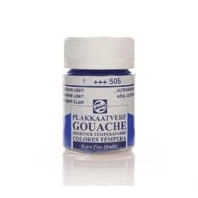 Talens 16ml 505 Ultramarine Light Cam Şişe Guaj Boya