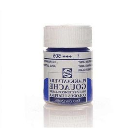 Talens 16ml 505 Ultramarine Light Cam Şişe Guaj Boya