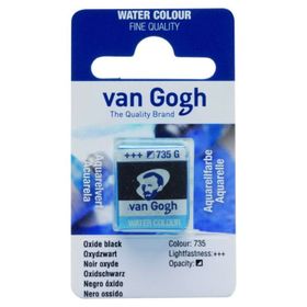Talens 20867350 Van Gogh 1/2 Tablet735 Oxide Black Sulu Boya