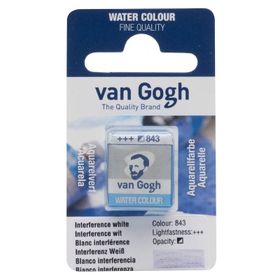 Talens 20868430 Van Gogh 1/2 Tablet 843 Interference White Sulu Boya