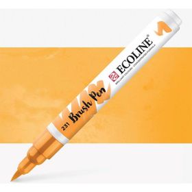 Talens 231 Brush Pen Gold Ochre Ecoline Suluboya