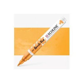 Talens 231 Brush Pen Gold Ochre Ecoline Suluboya