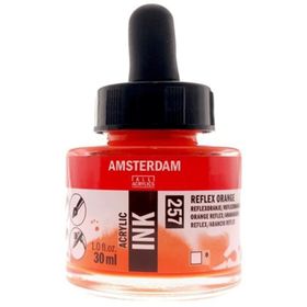 Talens 257 Reflex Orange 16 ml Cam Şişe Guaj Boya