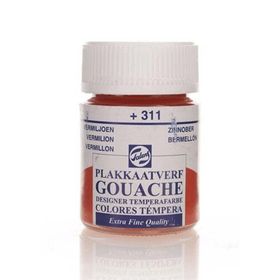 Talens 311 Vermilion 16 ml Cam Şişe Guaj Boya