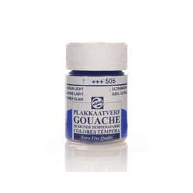 Talens 505 Ultramarine LT 16 ml Cam Şişe Guaj Boya