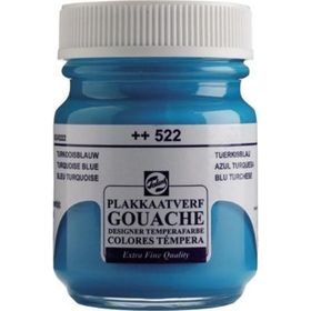 Talens 522 Turquoıse Blue 10x16 ml Cam Şişe Guaj Boya