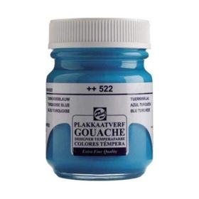 Talens 522 Turquoıse Blue 10x16 ml Cam Şişe Guaj Boya