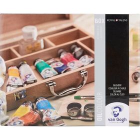 Talens 5622613 Van Gogh Basic Ahşap Çantalı Yağlı Boya Seti