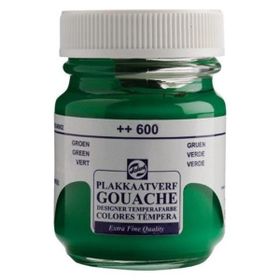 Talens 600 Green 10x16 ml Cam Şişe Guaj Boya