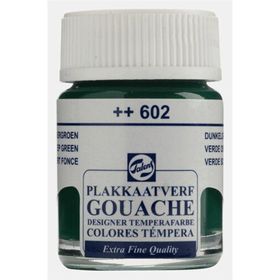 Talens 602 Deep Green 16 ml Cam Şişe Guaj Boya