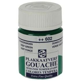 Talens 602 Deep Green 16 ml Cam Şişe Guaj Boya