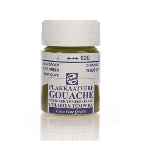 Talens 620 Olive Green 16 ml Cam Şişe Guaj Boya