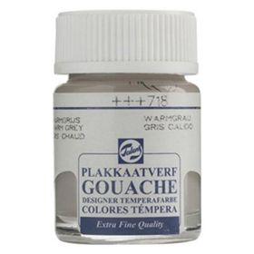 Talens 718 Warm Grey 16 ml Cam Şişe Guaj Boya
