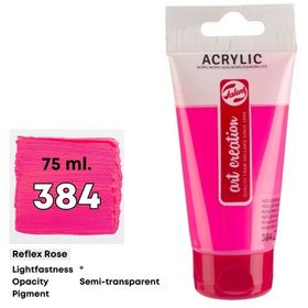 Talens 75 ml Reflex Rose 384 Art Creation Akrilik Boya