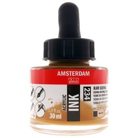 Talens Amsterdam 234 Raw Sienna 30 ml Sıvı Akrilik Mürekkep Boya