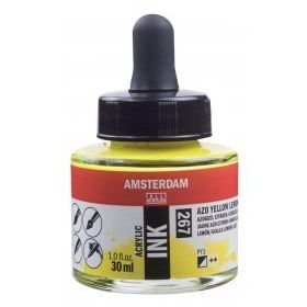 Talens Amsterdam 267 Azo Yellow Lemon 30 ml Sıvı Akrilik Mürekkep Boya