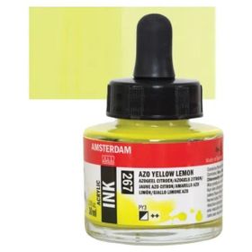 Talens Amsterdam 267 Azo Yellow Lemon 30 ml Sıvı Akrilik Mürekkep Boya