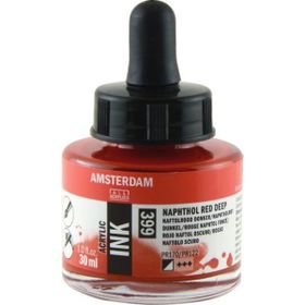 Talens Amsterdam 30 ml 399 Naphthol Red Deep Akrilik Mürekkep