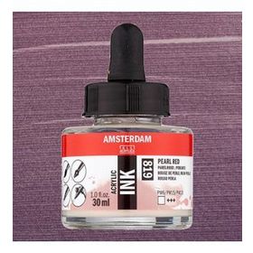 Talens Amsterdam 30 ml 819 Pearl Red Akrilik Mürekkep