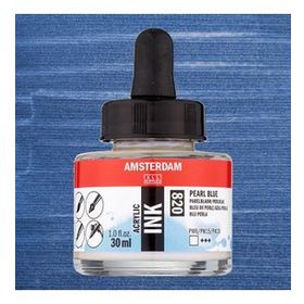 Talens Amsterdam 30 ml 820 Pearl Blue Akrilik Mürekkep