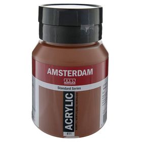 Talens Amsterdam 411 Burnt Sienna 30 ml Sıvı Akrilik Mürekkep Boya