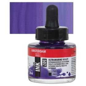 Talens Amsterdam 507 Ultramarine Violet 30 ml Sıvı Akrilik Mürekkep Boya