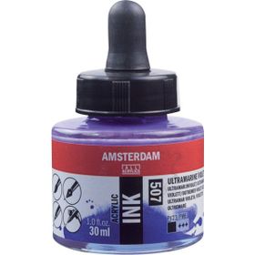 Talens Amsterdam 507 Ultramarine Violet 30 ml Sıvı Akrilik Mürekkep Boya